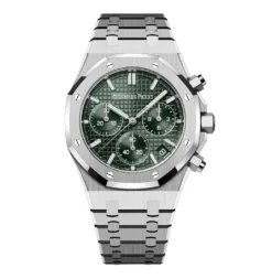 AUDEMARS PIGUET ROYAL OAK CHRONOGRAPH SILVER (GREEN DIAL)