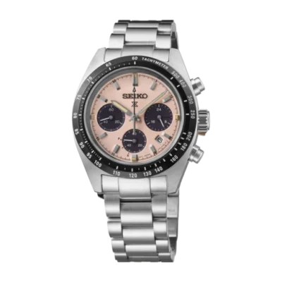 SEIKO PROSPEX SPEEDTIMER ‘YOUNGTIMER’ IN PALE PINK – SSC963P1
